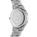 Daniel Wellington Iconic Link Pink Dial Silver Steel Strap Watch For Women - DW00100327 Buy Now By Daniel Wellington