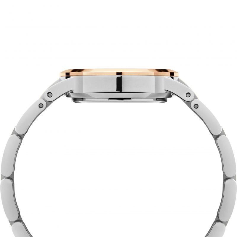 Daniel Wellington Iconic Link White Dial Two Tone Steel Strap Watch For Women - DW00100358 Buy Now By Daniel Wellington