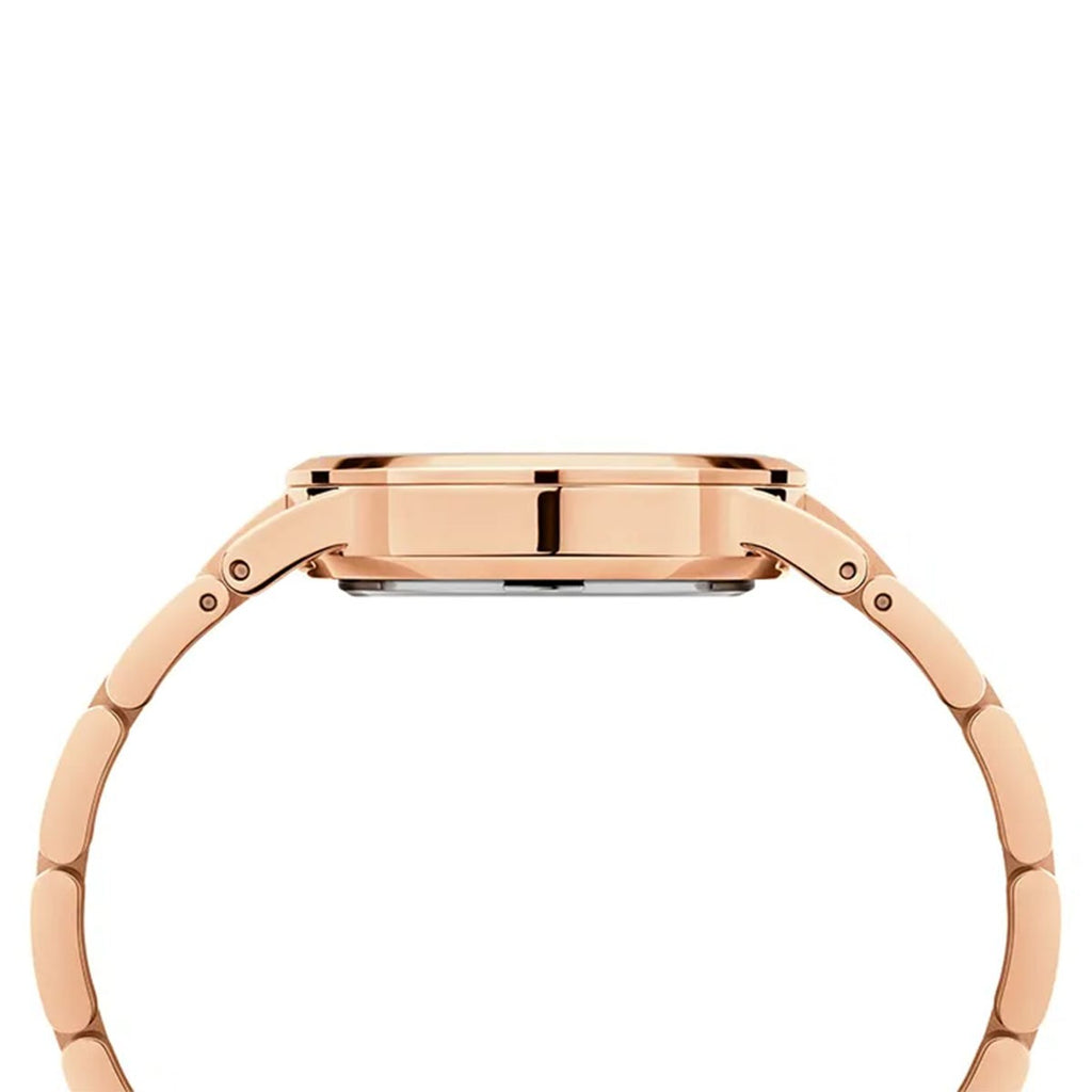 Daniel Wellington Iconic Link Emerald Green Dial Rose Gold Steel Strap Watch For Women - DW00100421 Buy Now By Daniel Wellington