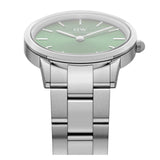 Daniel Wellington Iconic Link Emerald Green Dial Silver Steel Strap Watch For Men - DW00100427 Buy Now By Daniel Wellington