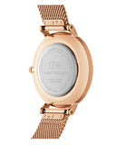 Daniel Wellington Petite Rose Gold Dial Rose Gold Mesh Bracelet Watch For Women - DW00100470 Buy Now By Daniel Wellington