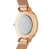 Daniel Wellington Petite Rose Gold Dial Rose Gold Mesh Bracelet Watch For Women - DW00100471 Buy Now By Daniel Wellington