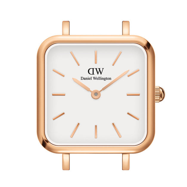 Daniel Wellington Quadro Studio White Dial Rose Gold Mesh Strap Watch For Women - DW00100517 Buy Now By Daniel Wellington