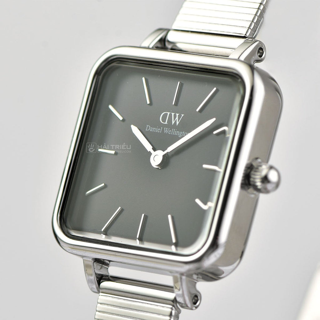 Daniel Wellington Quadro Studio Black Dial Silver Mesh Strap Watch For Women - DW00100522 Buy Now By Daniel Wellington