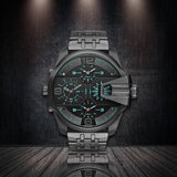 Diesel Uber Chief Black Dial Grey Stainless Steel Strap Watch For Men - DZ7372 Buy Now By Diesel