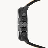 Diesel Mega Chief Chronograph White Dial Brown Leather Strap Watch For Men - DZ4280 Buy Now By Diesel