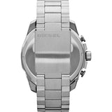 Diesel Mega Chief Chronograph Blue Dial Silver Steel Strap Watch For Men - DZ4417 Buy Now By Diesel