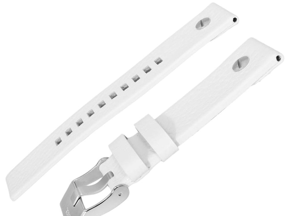 Diesel Badass Chronograph White Dial White Leather Strap Watch For Men - DZ7265 Buy Now By Diesel