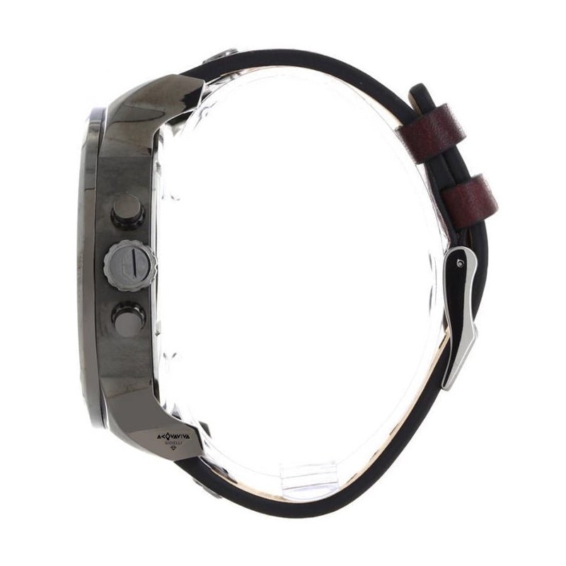 Diesel Mr Daddy Chronograph Blue Dial Brown Leather Strap Watch For Men - DZ7314 Buy Now By Diesel