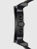 Diesel Mr Daddy 2.0 Chronograph Black Dial Black Leather Strap Watch For Men - DZ7350 Buy Now By Diesel