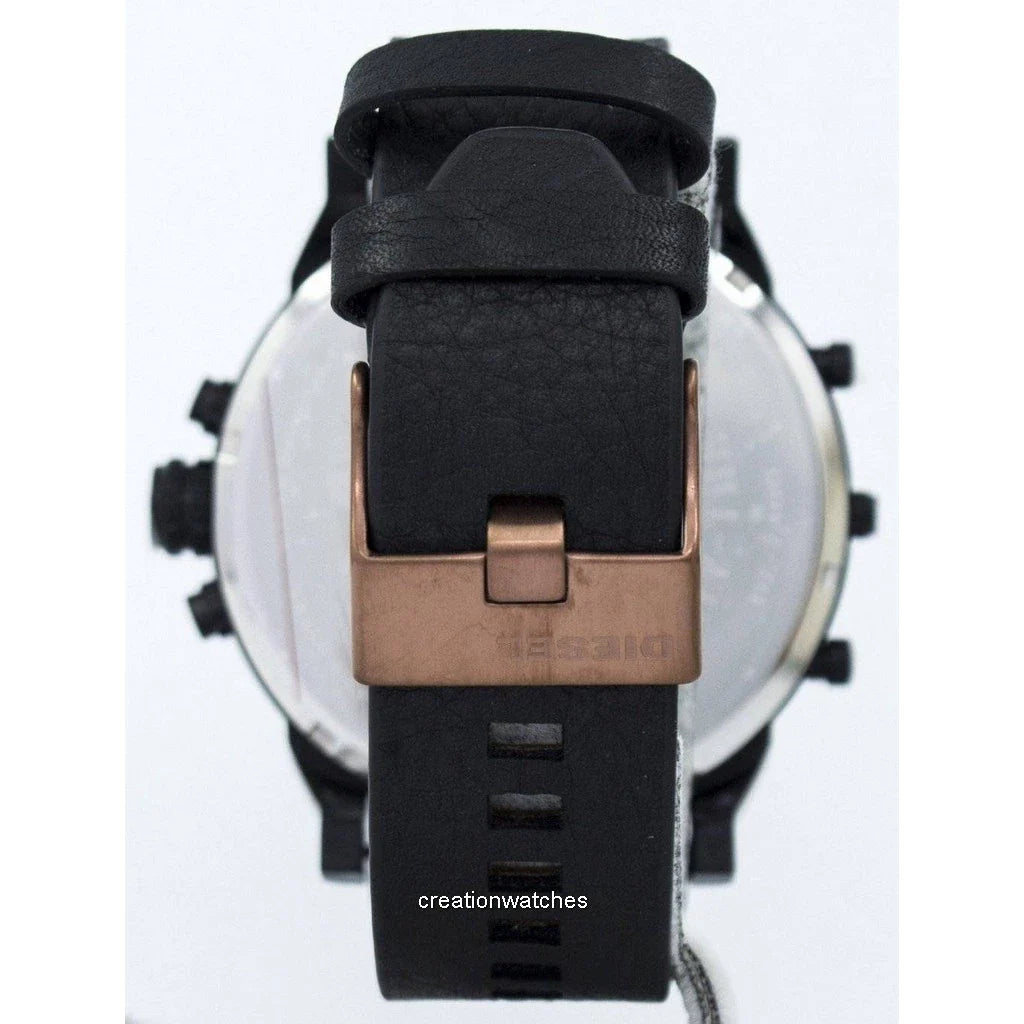 Diesel Mr Daddy 2.0 Chronograph Black Dial Black Steel Strap Watch For Men - DZ7400 Buy Now By Diesel