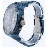 Diesel Daddy 2.0 Chronograph Grey Dial Blue Steel Strap Watch For Men - DZ7414 Buy Now By Diesel