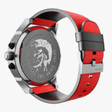 Diesel Mr Daddy 2.0 Chronograph Grey Dial Red Rubber Strap Watch For Men - DZ7423 Buy Now By Diesel