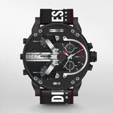 Diesel Mr. Daddy 2.0 Quartz Black Dial Black Nylon Strap Watch For Men - DZ7433 Buy Now By Diesel