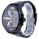 Diesel Mr. Daddy 2.0 Chronograph Black Dial Black Steel Strap Watch For Men - DZ7435 Buy Now By Diesel