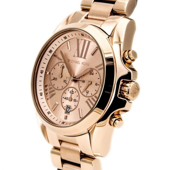 Michael Kors Bradshaw Rose Gold Dial Rose Gold Steel Strap Watch for Women - MK5503 Buy Now By Michael Kors