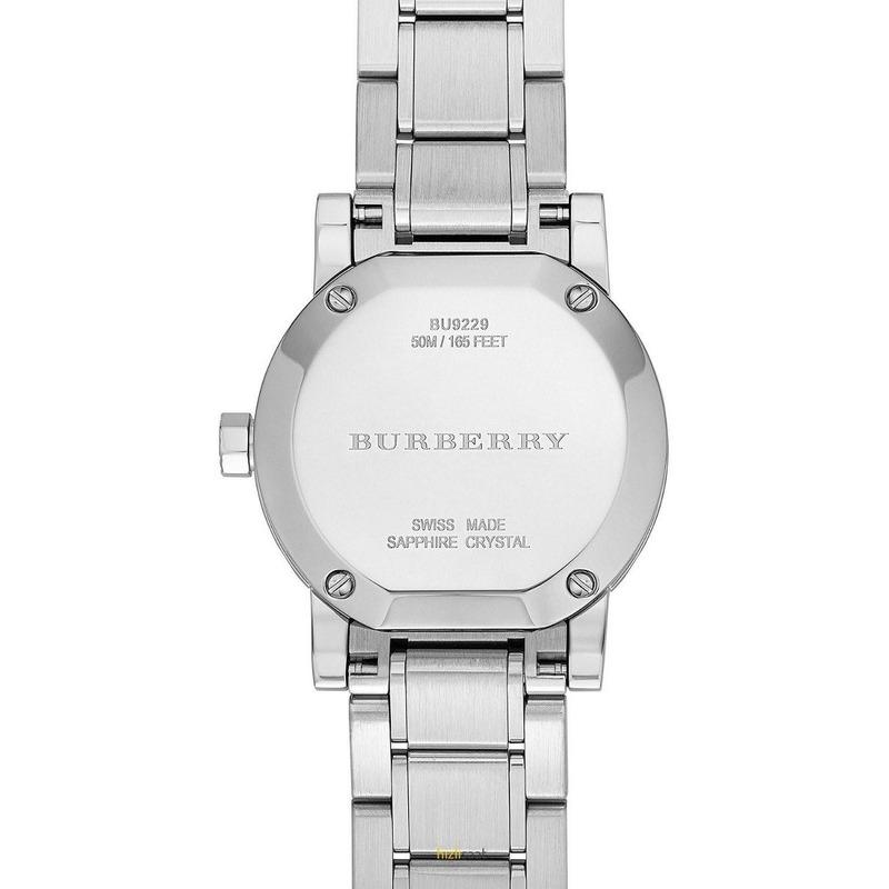 Burberry The City Diamonds Silver Dial Silver Steel Strap Watch for Women - BU9229 Buy Now By Burberry