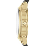 Marc Jacobs Corie Black Dial Black Leather Strap Watch for Women - MJ1580 Buy Now By Marc Jacobs