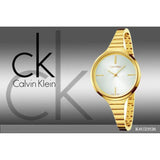Calvin Klein Lively White Dial Gold Steel Strap Watch for Women - K4U23526 Buy Now By Calvin Klein