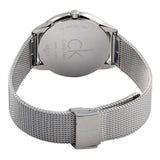 Calvin Klein Minimal Grey Dial Silver Mesh Bracelet Watch for Men - K3M51154 Buy Now By Calvin Klein