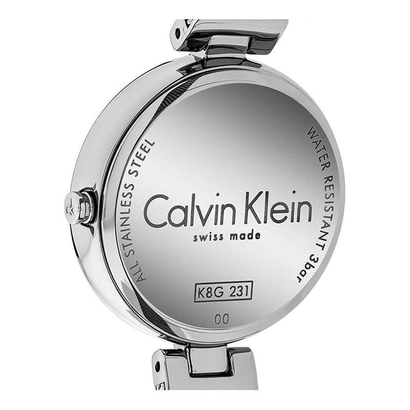 Calvin Klein Authentic Black Dial Silver Mesh Bracelet Watch for Women - K8G23121 Buy Now By Calvin Klein