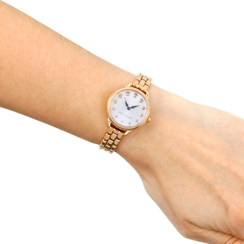 Marc Jacobs Betty White Dial Rose Gold Steel Strap Watch for Women - MJ3496 Buy Now By Marc Jacobs