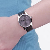Calvin Klein City Black Dial Black Leather Strap Watch For Women - K2G23107 Buy Now By Calvin Klein