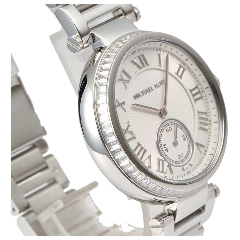 Michael Kors Skylar Silver Dial Silver Steel Strap Watch for Women - MK5866 Buy Now By Michael Kors