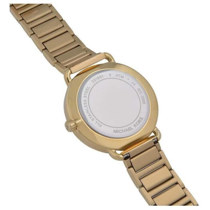 Michael Kors Portia Quartz Gold Dial Gold Steel Strap Watch For Women - MK3886 Buy Now By Michael Kors