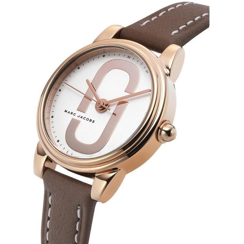 Marc Jacobs Corie White Dial Brown Leather Strap Watch for Women - MJ1581 Buy Now By Marc Jacobs