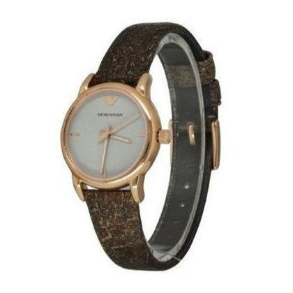 Emporio Armani Classic Analog Grey Dial Brown Leather Strap Watch For Men - AR1813 Buy Now By Emporio Armani