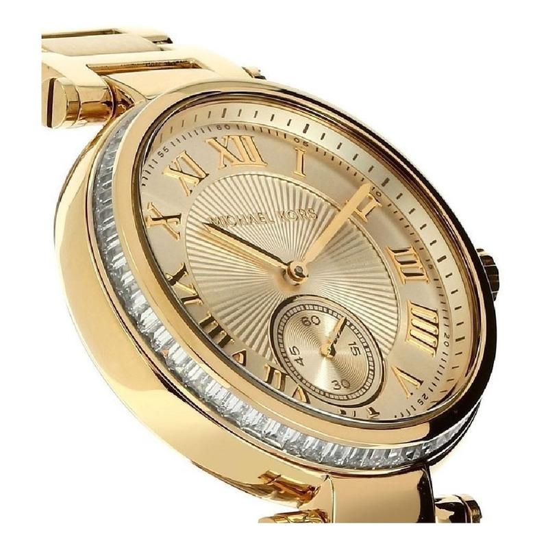 Michael Kors Skylar Gold Dial Gold Steel Strap Watch for Women - MK5867 Buy Now By Michael Kors