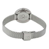 Calvin Klein Firm White Dial Silver Mesh Bracelet Watch for Women - K3N23126 Buy Now By Calvin Klein
