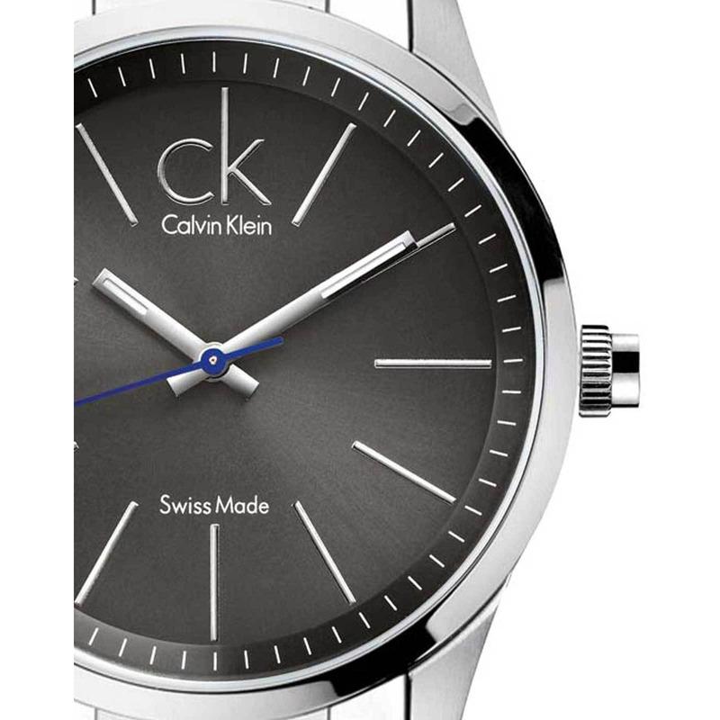 Calvin Klein Bold Grey Dial Silver Steel Strap Watch for Men - K2241107 Buy Now By Calvin Klein