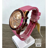 Michael Kors Berkley Quartz Rose Gold Dial Pink Rubber Strap Watch for Women - MKO1039 Buy Now By Michael Kors