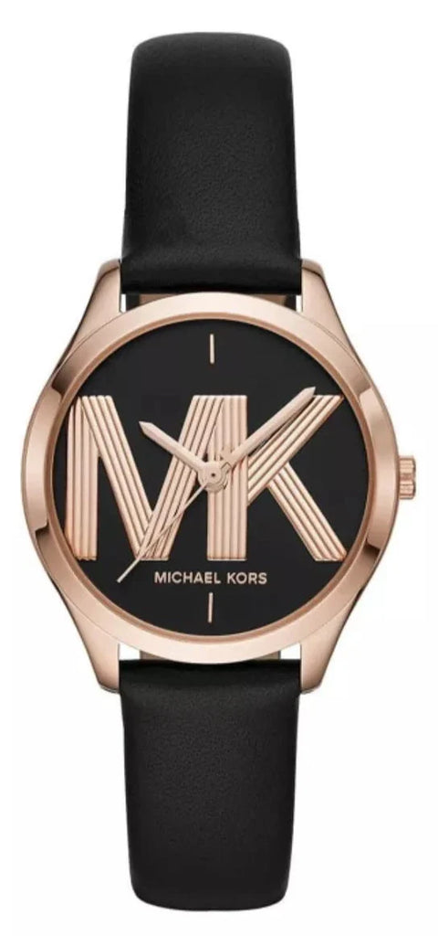 Michael Kors Jaycie Quartz Black Dial Black Leather Strap Watch for Women - MK2860 Buy Now By Michael Kors
