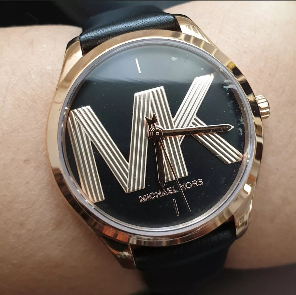 Michael Kors Jaycie Quartz Black Dial Black Leather Strap Watch for Women - MK2860 Buy Now By Michael Kors