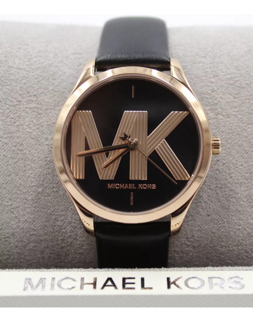 Michael Kors Jaycie Quartz Black Dial Black Leather Strap Watch for Women - MK2860 Buy Now By Michael Kors