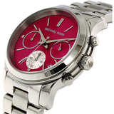 Michael Kors Runway Chronograph Pink Dial Silver Steel Strap Watch for Women - MK6160 Buy Now By Michael Kors