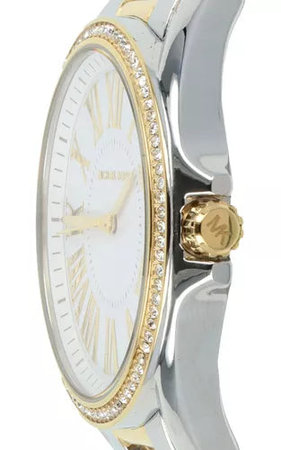 Michael Kors Kacie Three Hand Silver Dial Two Tone Steel Strap Watch for Women - MK6931 Buy Now By Michael Kors