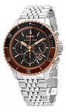 Michael Kors Bayville Chronograph Black Dial Silver Steel Strap Watch For Men - MK8725 Buy Now By Michael Kors