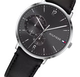 Tommy Hilfiger Brooklyn Black Dial Black Leather Strap Watch for Men - 1791509 Buy Now By Tommy Hilfiger