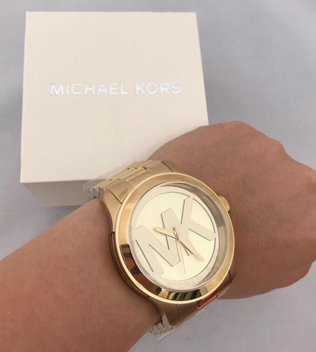 Michael Kors Runway Gold Dial Gold Steel Strap Watch for Women - MK5473 Buy Now By Michael Kors