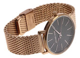 Michael Kors Pyper Analog Black Dial Rose Gold Mesh Strap Watch For Women - MK4566 Buy Now By Michael Kors