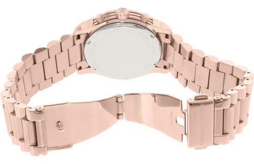 Michael Kors Cooper Rose Gold Rose Gold Steel Strap Watch for Women - MK6275 Buy Now By Michael Kors