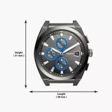 Fossil Everett Chronograph Grey Dial Grey Steel Strap Watch for Men - FS5830 Buy Now By Fossil