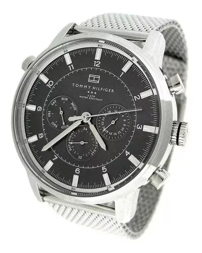 Tommy Hilfiger Harrison Quartz Grey Dial Silver Mesh Bracelet Watch for Men - 1790877 Buy Now By Tommy Hilfiger