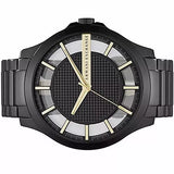 Armani Exchange Hampton Chronograph Black Dial Black Steel Strap Watch For Men - AX2192 Buy Now By Armani Exchange