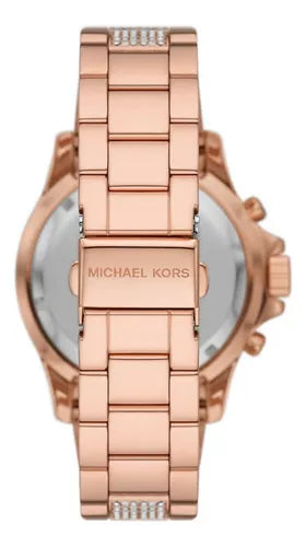 Michael Kors Everest Chronograph Rose Gold Dial Rose Gold Steel Strap Watch For Women - MK7211 Buy Now By Michael Kors