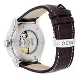 Mido Multifort Automatic Silver Dial Black Leather Strap Watch For Men - M005.430.16.031.80 Buy Now By Mido
